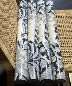 NEW Serena & Lily Artichoke Wallpaper Vintage Indigo/Coastal Blue - Picture 1 of 1