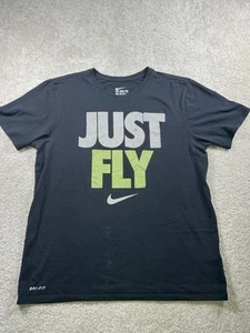 Nike Dri-FIT Just Fly Graphic Tee Athletic Training Shirt - Picture 1 of 8