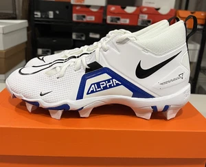 Size 9 Men's - Nike Alpha Menace 3 Shark White Game Royal CV0582-101 - Picture 1 of 5