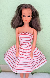 Bellissima bambola clone Barbie coda di cavallo vintage 💕 capelli castani Hong Kong - Foto 1 di 8