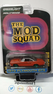  Greenlight Hollywood 1970 Plymouth GTX Green Wheels Chase (NG60) - Photo 1/2