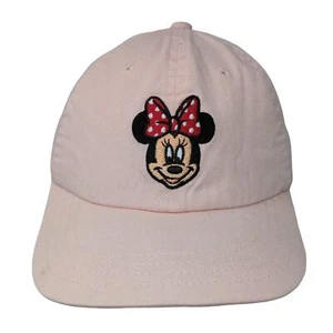 Disney Girl's Stretchy Hat Pink Size L Embroidered Minnie Mouse - Picture 1 of 9