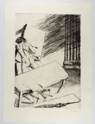 Ernst Marow: Radierung »Odyssee« handsigniert-e.a. Ex.- von 2007 - Bild 1 von 2