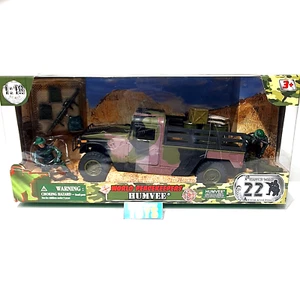 World Peacekeepers HUMVEE original 2003 M&C Toy Centre 1:18 cammoflage open back - Picture 1 of 9