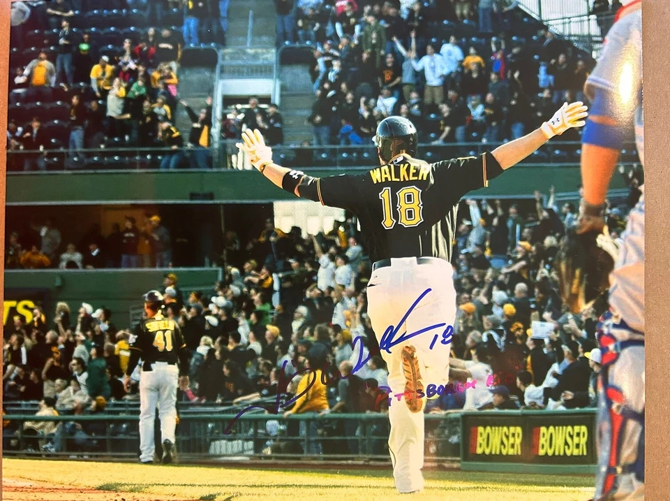 Neil Walker  signed 8x10 Photo Pittsburgh Pirates Pittsburgh Kid Inscription - Image 1 of 1