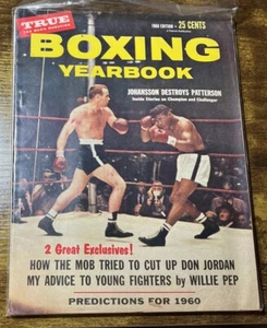 1960 True Magazine Boxing Yearbook Johansson Patterson Cover Nice Shape Boarded - Picture 1 of 1