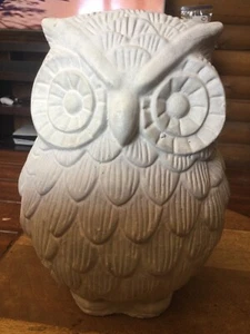 Smith & Hawken Garden Owl Concrete 9”. Target 2022 - Picture 1 of 3