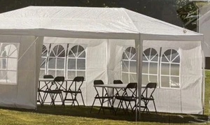 Pavillon 3m x 6m Gartenzelt Partyzelt Gartenpavillon Überdachung Bierzelt Zelt - Bild 1 von 1