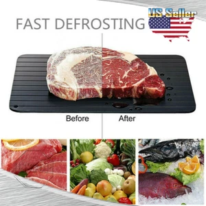 Bandeja de descongelación rápida de 9"" tabla de descongelación rápida placa de descongelación segura carne plato de alimentos congelados - Imagen 1 de 12