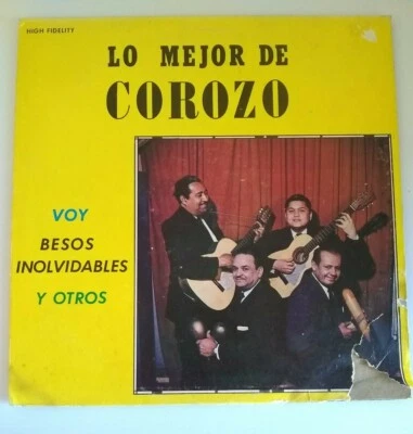 Lo Mejor de Corozo Voy Besos Inolvidables  NORCA 246 LP VG  #2406 - Image 1 of 4