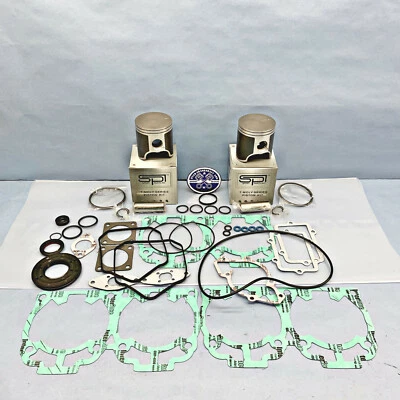 SKI-DOO 600 HO SPI PISTON KITS WINDEROSA COMPLETE GASKET SET OIL SEALS 2004-2010 - Image 1 of 4