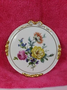 Kaiser W Germany Coaster Butter Plate Flowers - Picture 1 of 3
