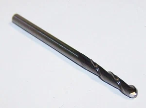1/8" (.1250") CARBIDE END MILL 2 FLUTE BALL EXTENDED FLUTE AND LENGTH YG1 50558 - Picture 1 of 2