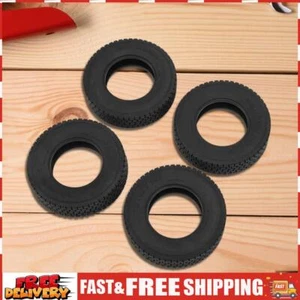 4 Pcs Rubber Tires Upgrade Parts Tires Set for 1:14 Tamiya Tractor Truck RC Car - Bild 1 von 12