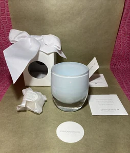 Glassybaby " CRESCENT MOON ” Votive Candle Holder New In Original Packaging. - Picture 1 of 12