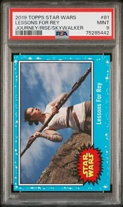 2019 Topps Star Wars Journey to Rise of Skywalker 81 Rey Starfield PSA 9 POP 1/1 - Picture 1 of 2