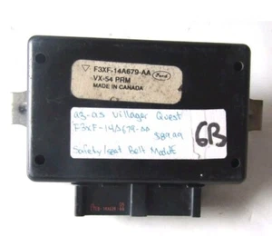 F3XF-14A679-AA fits1993-95 VILLAGER QUEST SEAT BELT SAFETY MODULE  - Picture 1 of 3