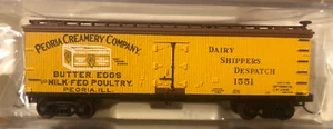 Atlas N Scale 50 002 234, 40' Wood Reefer Car, Peoria Creamery #1551 - Picture 1 of 2