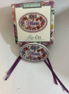 Longaberger Korb Petunie zum Binden 1997 #34461 - Neu - Bild 1 von 7