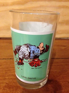 1979 Pepsi Collector Glass Gary Patterson Sport Series  LINE DRIVE VINTAGE - Picture 1 of 1