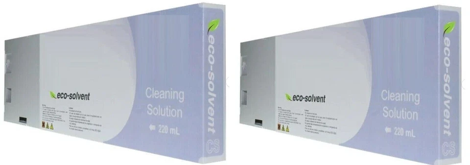 2 x PREMIUM COMPATIBLE MIMAKI SS21 ECO SOLVENT CLEANING CARTRIDGE  ( 220ML each) - Image 1 of 1