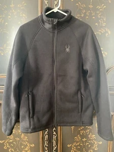 $169 Spyder Men's Constant Full Zip Mid Weight Stryke Fleece | Black | Medium - Picture 1 of 12