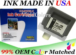 Wide Format PFI306 Gray ink Cartridge that fits a Canon image prograf 9410 - Picture 1 of 2