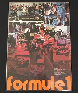 PÓSTER ORIGINAL 1978 SPEED FEVER F1 DOCUMENTAL ITALIANO LANZAMIENTO CHECO PELÍCULA JPS - Imagen 1 de 4