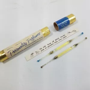Vintage Personality Parfum Nips Tube Evening Paris Folie Minuit Mason Shoe Mfg WI - Bild 1 von 7