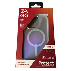 ZAGG Iridescent Milan Snap MagSafe Compatible Case for iPhone 15 PRO - Picture 1 of 11
