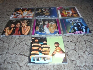 7x Single CD TLC Unpretty Waterfalls Damaged No Scrubs Dear Lie Diggin on You üb - Picture 1 of 1