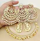 Indian Punjabi  Jadau Gold Pearl Jewellery With Mangtikka Set For Women