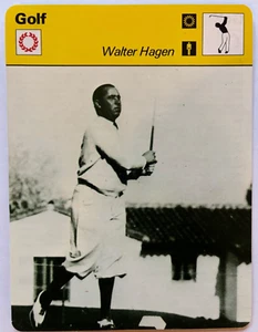 Walter Hagen 1978 Sportscaster Card #45-24 Golf PGA - Bild 1 von 1