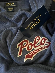 Polo Ralph Lauren Waffle Shirt Long Sleeve Thermal POLO LOGO Casual or Sleep XL - Picture 1 of 6