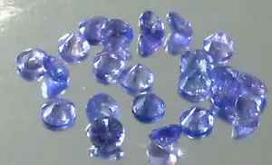 Genuine 3.5mm Round Tanzanite Gemstone Pretty Violet Blue Natural Loose Stone - Picture 1 of 4