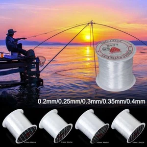 0.2mm/0.25mm/0.3mm/0.35mm/0.4mm Non-Stretch Fishing Line Nylon Beaded Rope - Picture 1 of 14