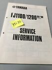 Yamaha FJ1200 FJ1100 84/88 FJ 1100 1200 Service Information Tecnical Data