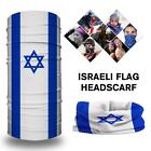 Headscarf Sunscreen Cycling Mask Israeli Flag Adult Ride Scarf✨ Windproof P7O0