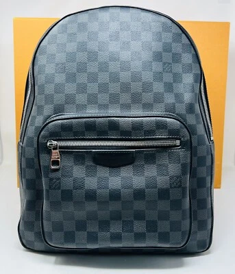 LOUIS VUITTON Damier Graphite Josh Backpack N41473 Bag Excellent Condition - Image 1 of 4