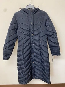 Maxi Abrigo Steve Madden Para Mujer Junior Con Capucha Talla M Defectuoso (Sucio y Desgarrado) - Imagen 1 de 9