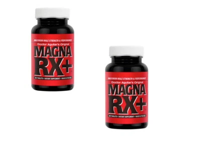 Paquete de 2 Magna RX+ Doctor Aguilars Original Mejora de la Virilidad Masculina Rendimiento Foto 1 de 4