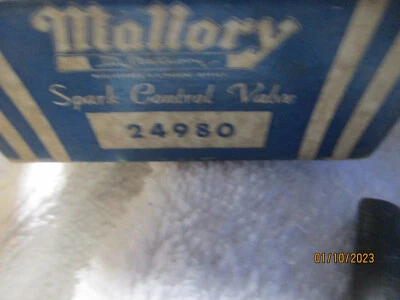 Válvula de control de chispa Mallory NOS para distribuidor ZB ZC ZCM Ford Mercury Lincoln Foto 1 de 4