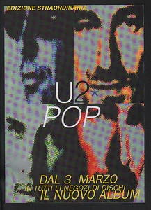 U2 POP INFO NEWS PUBLICITY ALBUM AND TOUR WITH WORDS OF SONGS / PHOTOS / DATES.. - Imagen 1 de 1