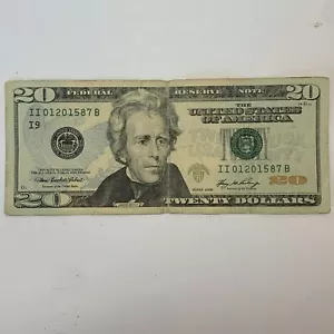 $20 Dollar Bill Date Note (II 01201587 B) 1/20/1587 Battle of Hetsugigawa Japan - Picture 1 of 2