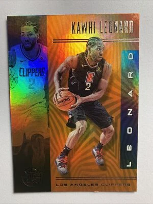 2019-20 Panini Illusions Basketball Orange Parallel #125 Kawhi Leonard Clippers - Image 1 of 2