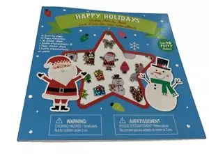 Happy Holidays Weihnachten Sticker Activity Buch über 40 Sticker Ausmalen Neu - Bild 1 von 2