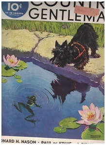 Country Gentleman August 1935 Papua Cannibals Stephen Vincent Benet Scottie Dog - Imagen 1 de 3