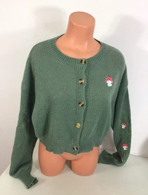 Suéter cárdigan Mushroom grande para mujer Foto 1 de 4