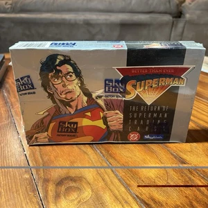 1993 Sky Box Return Superman Trading Cards Factory Sealed Box 36 Packs 90s RGY - Picture 1 of 7