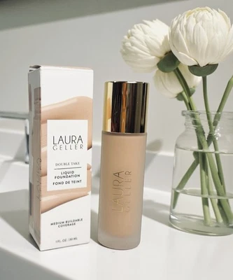 Laura Geller Double Take Liquid Foundation Full Coverage Matte Finish Light - Image 1 of 4